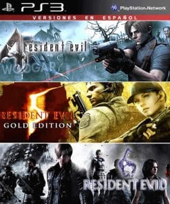 Combo Resident Evil 4 + Resident Evil 5 Gold Edition + Resident Evil 6