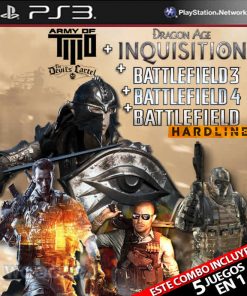 Combo Battlefield Sagas + Dragon Age Inquisition + Army Of Two