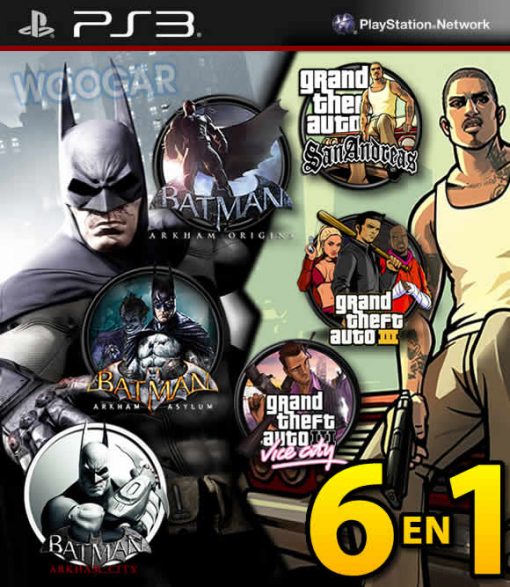Combo Batman + Trilogia GTA