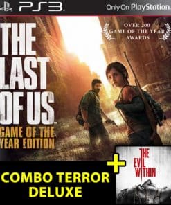 Combo The Last of Us Game Of The Year + The Evil Within PS3