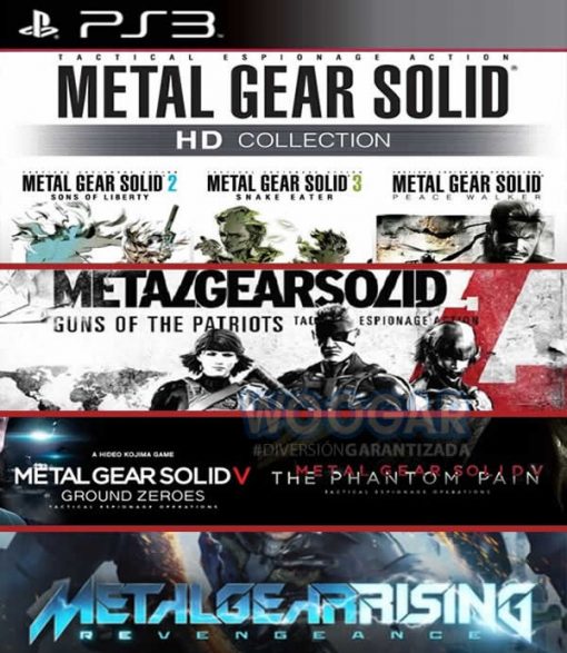 Combo Metal Gear Ultimate Collection PS3
