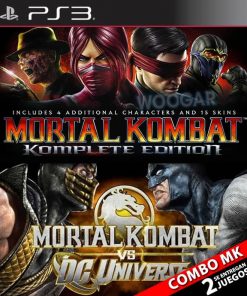 Combo Mortal Kombat 9 Komplete Edition + Mortal Kombat vs. DC Universe PS3