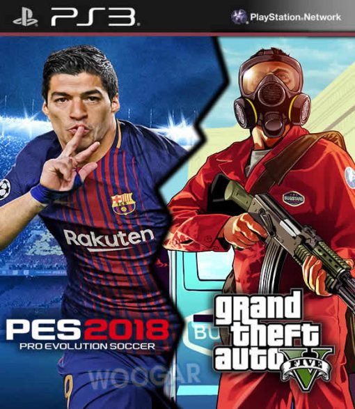 Combo PES 2018 + GTA 5 PS3