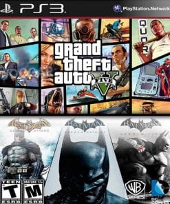 Combo GTA V + Batman Arkham Collection PS3