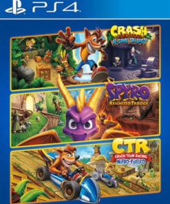 Combo Crash Bandicoot Team Racing NitroFueled + Crash N. Sane Trilogy + Spyro