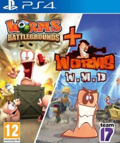 Combo Worms Battlegrounds + Worms W.M.D PS4