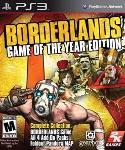 Borderlands 1 Game Of The Year PS3