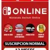 Suscripcion Nintendo Switch Online 1 año