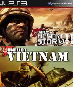 Combo Conflict Vietnam + Desert Storm II PS3