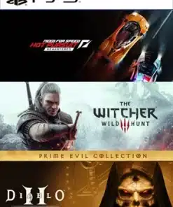Combo Need for Speed Hot Pursuit Remastered + The Witcher 3 Wild Hunt + Diablo Prime Evil Collection PS5