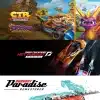 Combo Burnout Paradise Remastered + Crash Team Racing Nitro-Fueled + Spyro + Need for Speed Hot Pursuit Remastered PS4