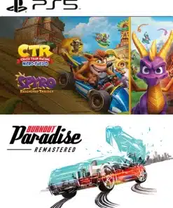 Combo Burnout Paradise Remastered + Crash Team Racing Nitro-Fueled + Spyro PS5 RETRO
