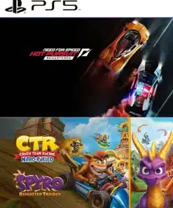 Combo Need for Speed Hot Pursuit Remastered + Crash Team Racing Nitro Fueled + Spyro PS5 RETRO