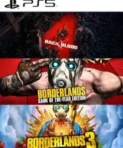 Combo Borderlands Game of the Year Edition + Borderlands 3 + Back 4 Blood PS5