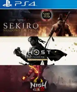 Combo Nioh 2 + Sekiro GOTY + Ghost of Tsushima DIRECTORS CUT PS4