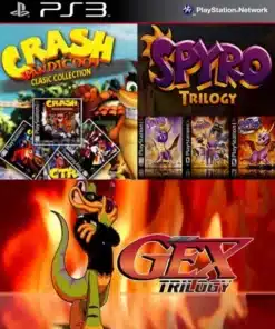 COMBO CRASH BANDICOOT + SPYRO + GEX PS3