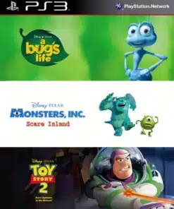 Combo Bichos + Monsters Inc + Toy Story 2 PS3